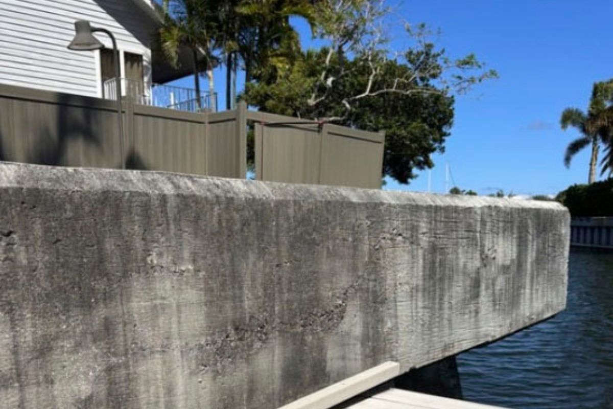 Seawall Cleaning - Before